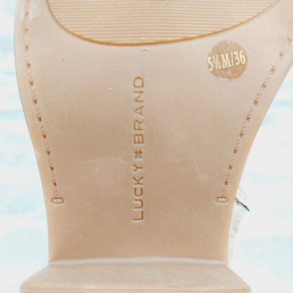 New Lucky Brand LK-Kazey Tan Suede Leathe Ankle Boots M170 - Picture 8 of 11